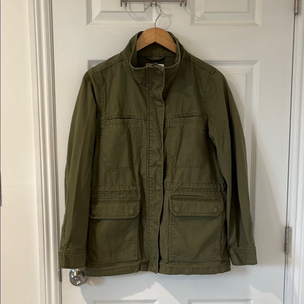Madewell Green Cargo Jacket Sz M